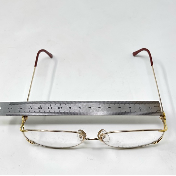 VINTAGE CHRISTIAN DIOR Eyeglasses Frame  80'S 2712 44 GOLD Austria 56 [] 16 - Picture 8 of 9